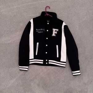 Fashion Nova Varsity Jacket - California Straight Shooters